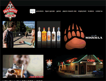 Tablet Screenshot of diamond-jims-casino.com